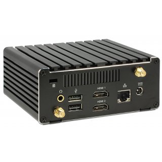 Thales staubdichter passiv PC mit BayTrail, WLAN